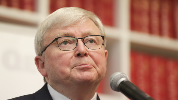 Former prime minister Kevin Rudd was deposed a decade ago.