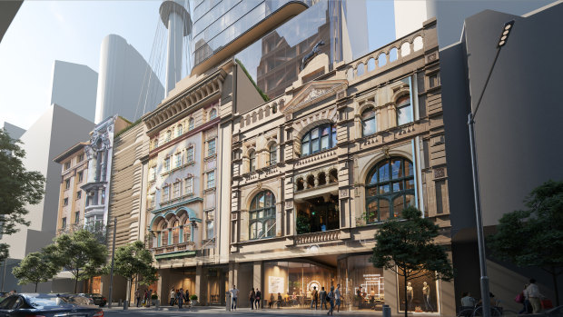 Plans have been lodged for a new mixed-use tower at City Tattersalls Club at 194-204 Pitt Street, Sydney.