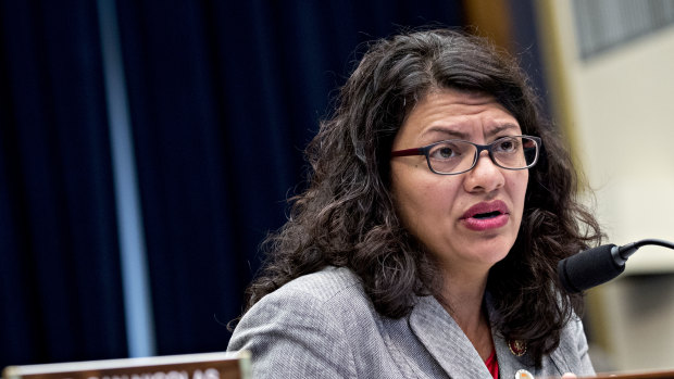 US Representative Rashida Tlaib.