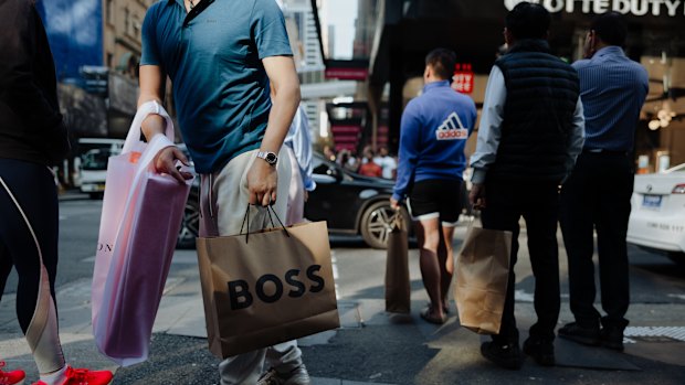 New figures suggest Australians are becoming less shy about spending on non-essential items.