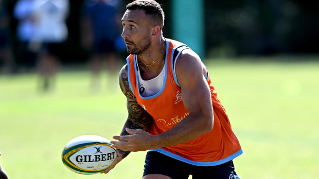 Quade Cooper before the England series. 