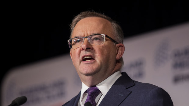 Anthony Albanese will commit Labor to a net zero emissions target by 2050.