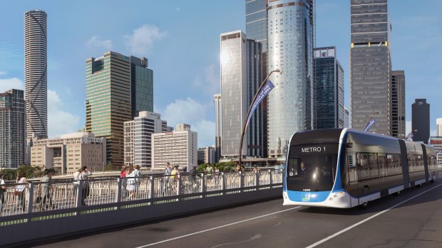 The Brisbane Metro increased in cost from $944 million to $1.2 billion earlier this year.