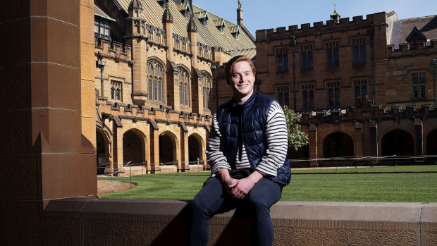 Sydney University winger James Kane has a passion for acting. 
