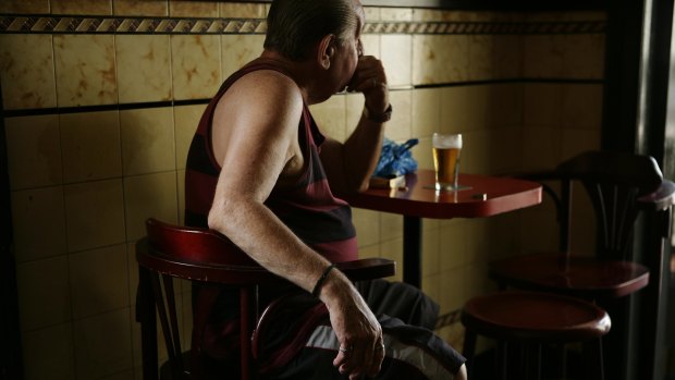 Older Queensland men are more likely than their younger counterparts to have drinking problems.