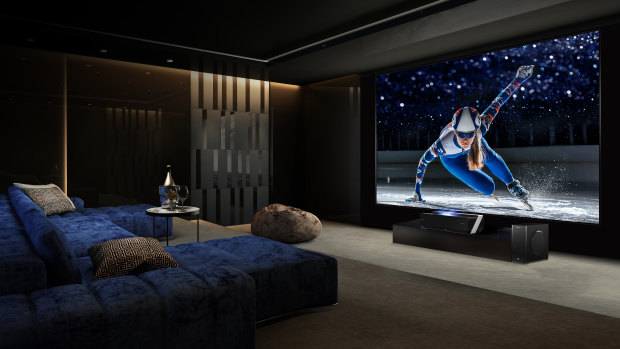 The 100-inch Series L is a projection system that Hisense claims is as hassle-free as a traditional TV.