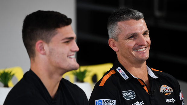 Like father like son: Nathan and Ivan Cleary.