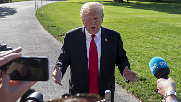 Donald Trump during a 20-minute tirade about Robert Mueller's investigation.