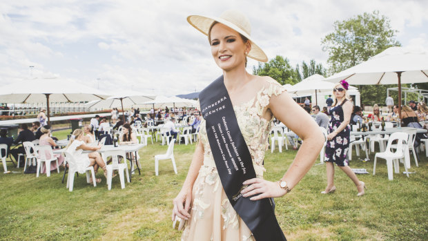 'I had to have it': Fashions on the Field winner Alison Jones drove to Sydney to collect her second-hand dress, originally made in Italy.