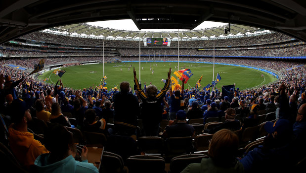 The AFL could get 60,000 fans at a Perth grand final with the date now set for October 24.