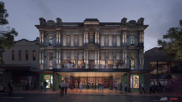 An artist impression of the refurbished Victoria Theatre in Newcastle. 