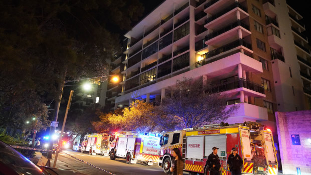 Owners and tenants of units in Mascot Towers were evacuated in June last year.