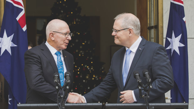 Scott Morrison said David Hurley was his "first and only choice" for the position.