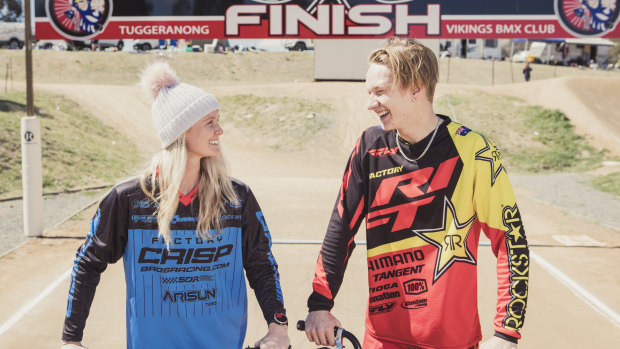 Leanna Curtis and Nathaniel Rodway won the main events as the BMX Australia national series returned to Canberra for the first time in five years.
