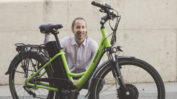 Public servant David Alexander is looking forward to commuting to work with an e-bike.