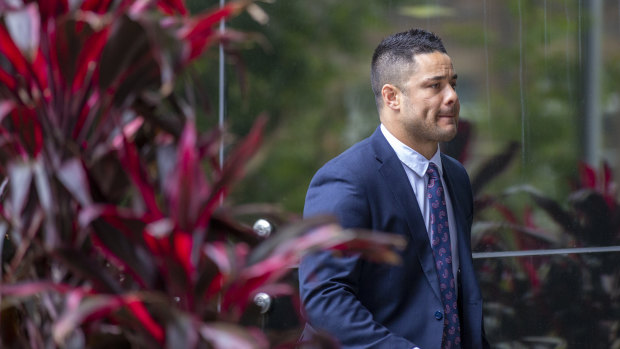 Hayne arrives at court on December 3.