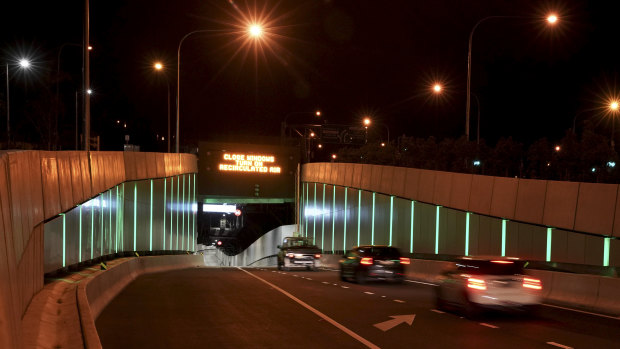 The Westconnex M4 tunnel at Haberfield. 