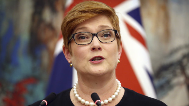Indonesia has suggested that Australian Foreign Minister Marise Payne (pictured) needs to pick up the phone and speak to her Indonesian counterpart to address Indonesian concerns over the embassy move.