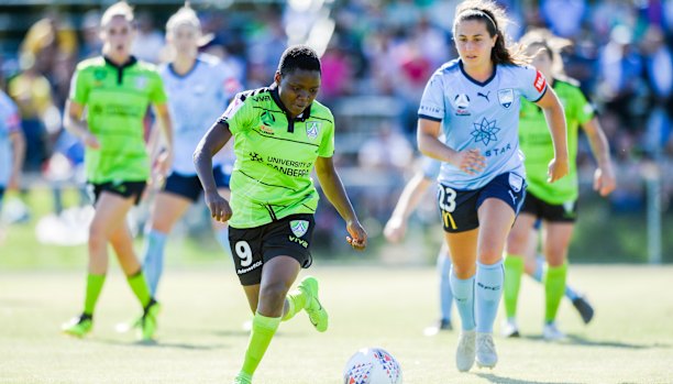 Rhoda Mulaudzi scored the opening goal against Sydney in remarkable fashion. 