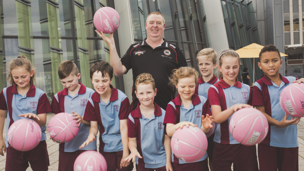 Hawks coach Rob Beveridge hopes the Hawks' arrival gives Canberra kids a basketball pathway.