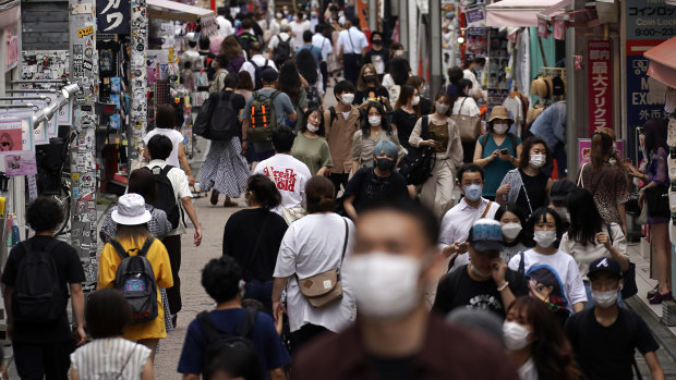 Japan's economy has been crushed by the pandemic. 
