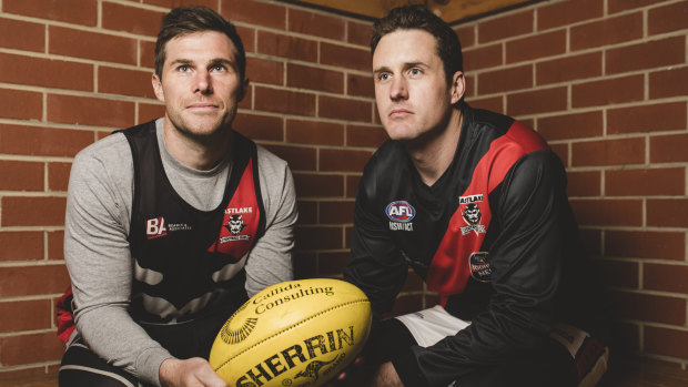 Dan Ryall (left) and Justin Mesman will play their last game for the club.