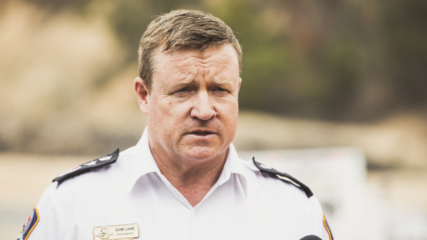 ACT Emergency Services Agency commissioner Dominic Lane, who says the agency has sought an urgent meeting with the United Firefighters Union.
