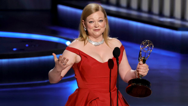 Australia’s Sarah Snook has won an Emmy for outstanding lead actress in a drama series.