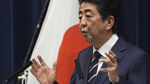 Japanese Prime Minister Shinzo Abe says the Tokyo Games have been postponed.