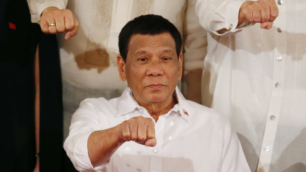 Officials say Duterte told his Cabinet he doesn't have cancer, and that he won't be releasing a public report on his health. 