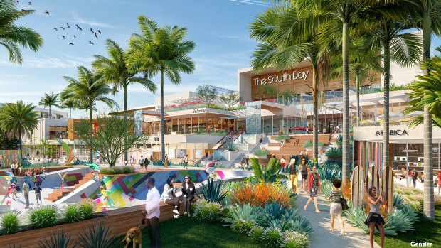 QIC GRE and LCRE's proposed South Bay Galleria project in California.