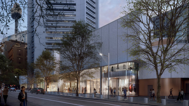 Part of the new retail offering will be "new luxury and premium" retail in Castlereagh and King streets.