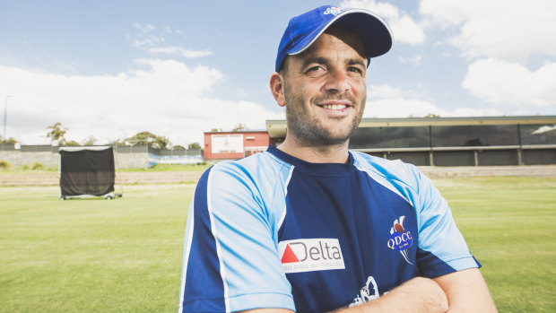 Leigh Walker is playing cricket for Queanbeyan after joining the club from England.