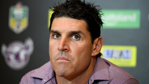 Trent Barrett could be returning to work at Manly.
