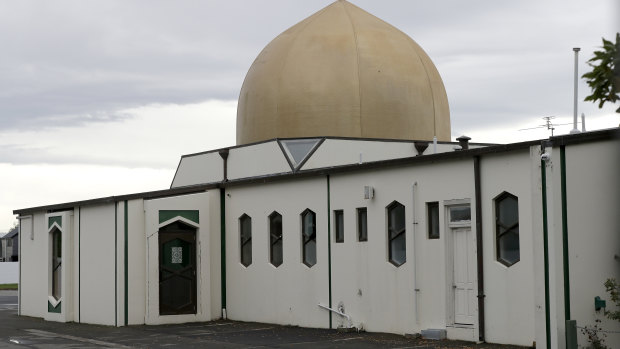 The Al Noor mosque in Christchurch, New Zealand. 