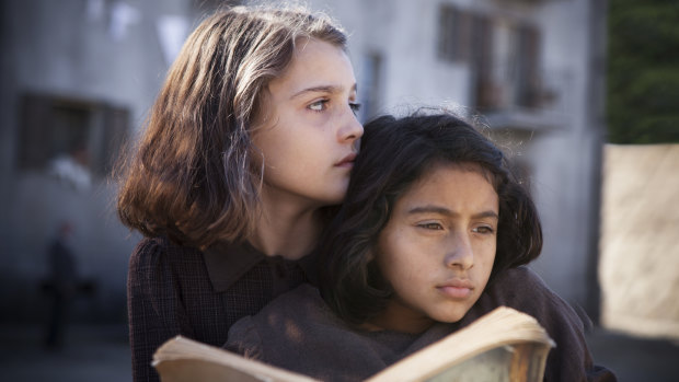 Elisa del Genio as Elena and Ludovica Nasti as Lila in <i>My Brilliant Friend</i>.