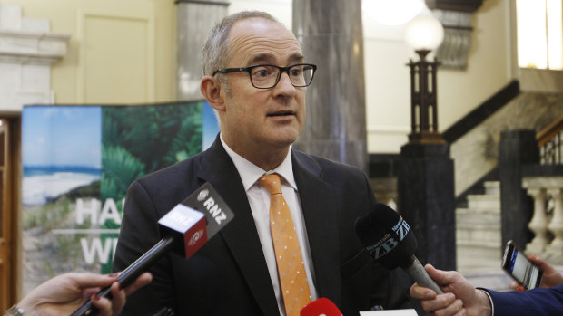 New Zealand Transport Minister Phil Twyford  in Wellington on Monday. He had already relinquished oversight of aviation safety.