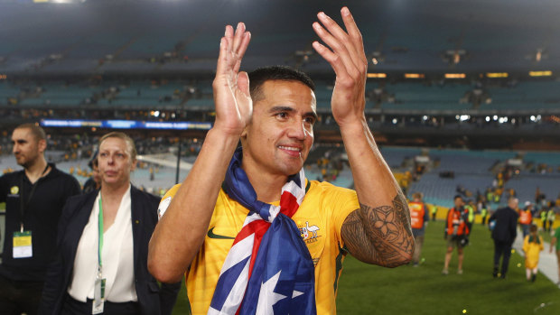 Talisman: Tim Cahill was the man the Socceroos could always count on.