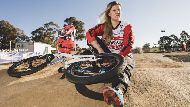 Canberra's Harriet Burbidge-Smith has dusted off the BMX as she sets her sights on a home-town win.
