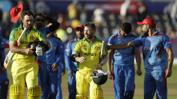 Australia last played the Afghanistan men’s team at the 2019 World Cup