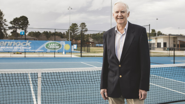 Bruce Larkham spent most of his living playing and coaching tennis.