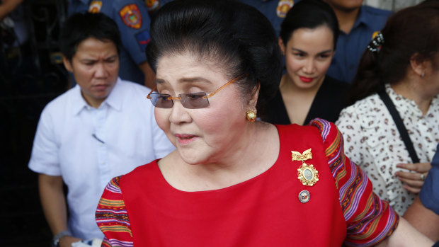 Imelda Marcos has been accused of graft and corruption.