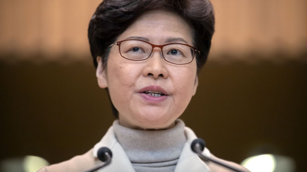 Hong Kong Chief Executive Carrie Lam.