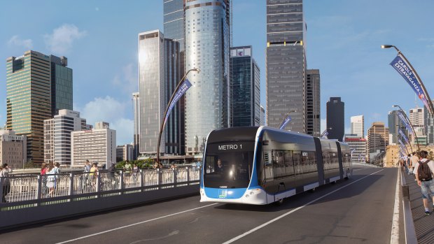 The Brisbane Metro has blown out from $944 million to $1.2 billion.