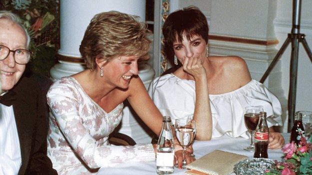 Princess Diana and Liza Minnelli, 1991: “Diana gave us eight seconds to take these.”