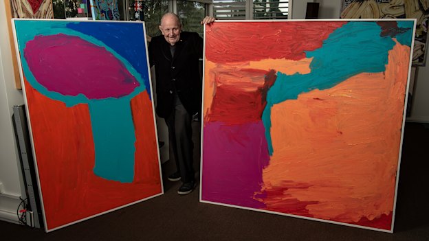 Philanthropist Pat Corrigan was one 
of the biggest buyers of Gabori’s works.    