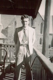 A 19-year-old Michael O’Shea at a Coonamble local dance.