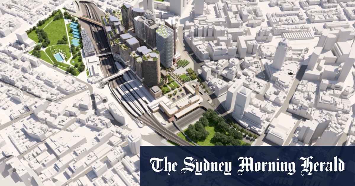 Plans to build towers above Central Station will be ‘engineering feat’ – Sydney Morning Herald