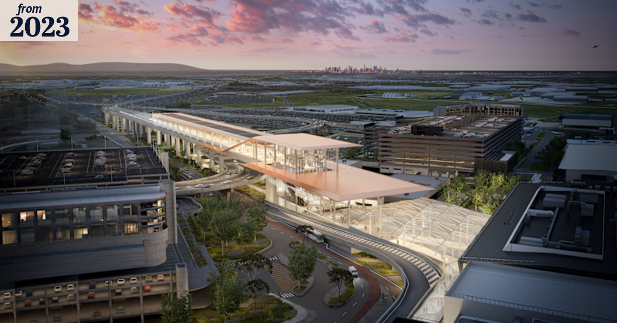 Melbourne Airport Rail makes the cut in federal funding review