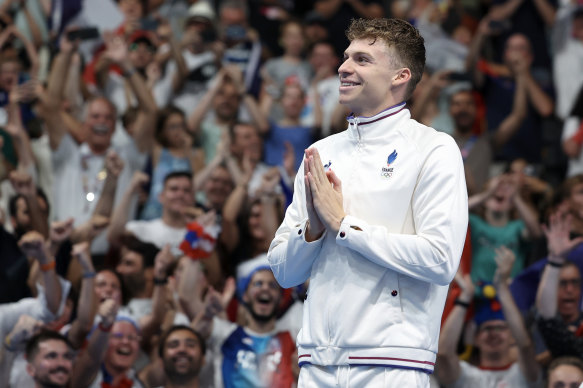 Rewriting what is possible: France’s Leon Marchand.